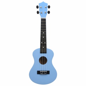 Set ukulele Soprano pentru copii, cu husă, bleu, 23" - Img 5