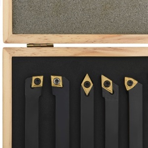 Set unelte de strunjire indexabile, 12 piese, 12 x 12 mm, 80 mm - Img 8