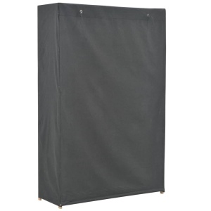 Șifonier, gri, 110x40x170 cm, textil - Img 3
