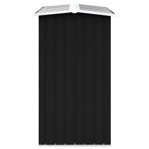 Șopron depozitare lemne antracit 172x91x154 cm oțel galvanizat - Img 4