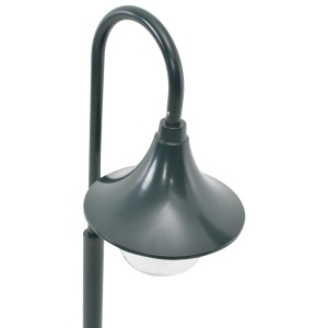 Stâlp iluminat grădină, verde inchis, 120 cm, aluminiu, E27 - Img 8