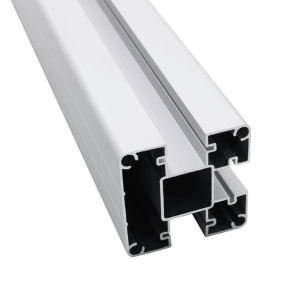 Stâlpi de gard, 2 buc., 185 cm, aluminiu - Img 5