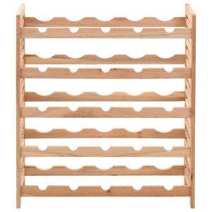 Stativ vinuri pentru 25 de sticle 63x25x73cm lemn masiv nuc - Img 3