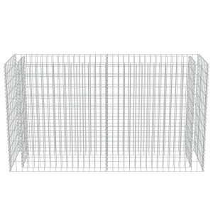 Strat inălțat gabion, 180 x 50 x 100 cm, oțel galvanizat - Img 7