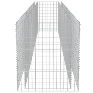 Strat inălțat gabion, 540 x 90 x 100 cm, oțel galvanizat - Img 5
