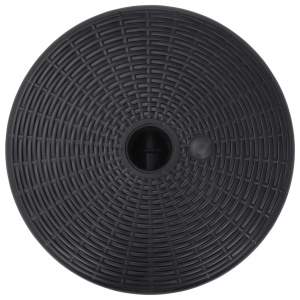 Suport de umbrelă, negru, 24 L, umplere cu nisip/apă - Img 3