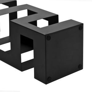 Suport de umbrele, model Tetris, oțel, negru - Img 3