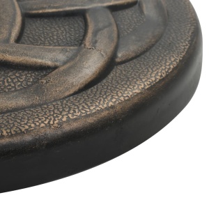 Suport umbrelă de soare, bronz, 19 kg, polirășină, rotund - Img 4