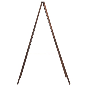 Tablă neagră cu două fețe, lemn cedru, verticală, 60 x 80 cm - Img 4