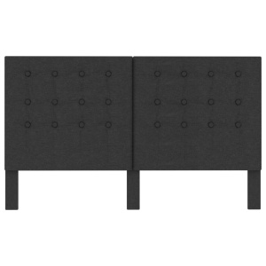 Tăblie capitonată, gri inchis, 160 x 200 cm, material textil - Img 4