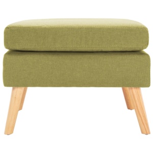 Taburet, verde, material textil - Img 2