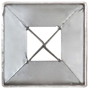 Țăruși de sol, 2 buc., argintiu, 7x7x90 cm, oțel galvanizat - Img 6