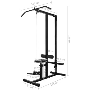 Turn de forță cu set de haltere și gantere 60,5 kg - Img 10