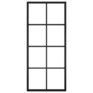 Ușă glisantă aluminiu și sticlă ESG 76x205 cm negru - Img 4