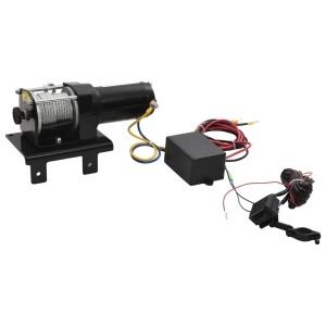 Vinci electric 12 V/1360 kg cu placă de montaj a scripetelui - Img 3