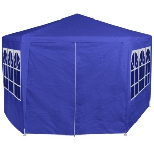 42347 Marquee with 6 Side Walls Blue 2x2 m - Img 5