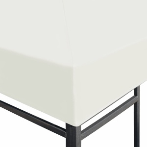 Acoperiș de pavilion, 310 g/m², alb crem, 3 x 3 m - Img 5