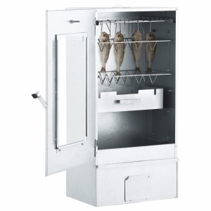 Afumătoare cuptor grătar cu 1 kg peleți lemn, 44,5x29x83 cm - Img 4