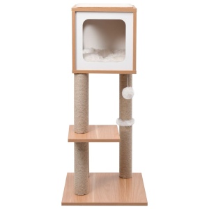 Ansamblu pentru pisici, covoraș din funie de sisal, 90 cm - Img 3