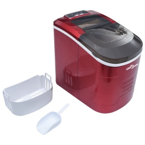 Aparat de făcut cuburi de gheață, roșu, 2,4 L, 15 kg/24 h - Img 4