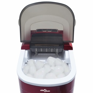 Aparat de făcut cuburi de gheață, roșu, 2,4 L, 15 kg/24 h - Img 11