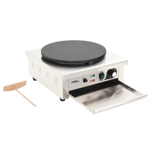 Aparat electric de clătite cu tavă retractabilă, 40 cm, 3000 W - Img 4