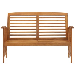 Bancă de grădină, 119 cm, lemn masiv de acacia - Img 2