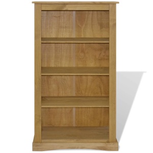 Bibliotecă 4 rafturi pin, stil mexican Corona 81 x 29 x 150 cm - Img 2