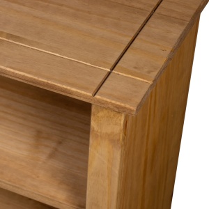 Bibliotecă, 80 x 35 x 110 cm, lemn masiv de pin, gama Panama - Img 6