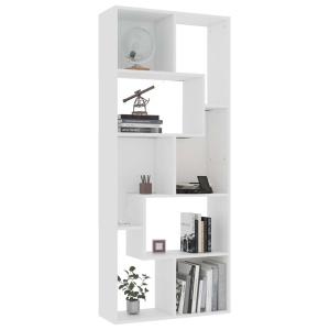 Bibliotecă, alb, 67 x 24 x 161 cm, PAL - Img 4