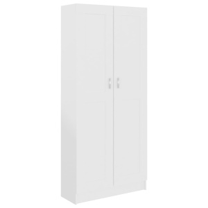 Bibliotecă, alb, 82,5 x 30,5 x 185,5 cm, PAL - Img 2