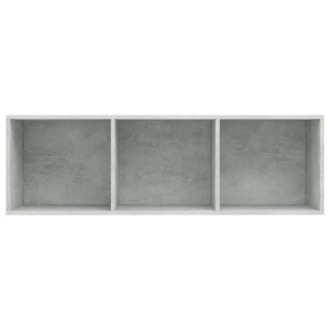 Bibliotecă/Comodă TV, gri beton, 36 x 30 x 114 cm, PAL - Img 12