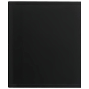 Bibliotecă/Comodă TV, negru lucios, 36 x 30 x 143 cm, PAL - Img 9