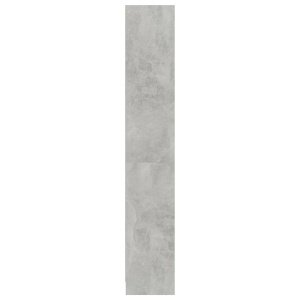 Bibliotecă cu 4 rafturi, gri beton, 80 x 24 x 142 cm, PAL - Img 7