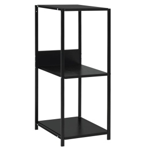 Bibliotecă mică, negru, 33,5 x 39,6 x 79,7 cm, PAL - Img 2