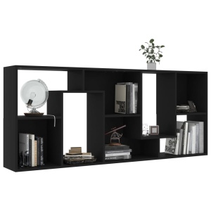 Bibliotecă, negru, 67 x 24 x 161 cm, PAL - Img 8