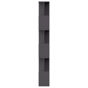 Bibliotecă/Separator cameră, gri, 80 x 24 x 192 cm, PAL - Img 5