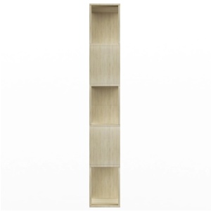 Bibliotecă/Separator cameră, stejar Sonoma, 80x24x159cm PAL - Img 5