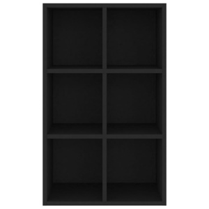 Bibliotecă/Servantă, negru, 66 x 30 x 97,8 cm, PAL - Img 5