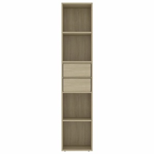 Bibliotecă, stejar Sonoma, 36 x 30 x 171 cm, PAL - Img 4