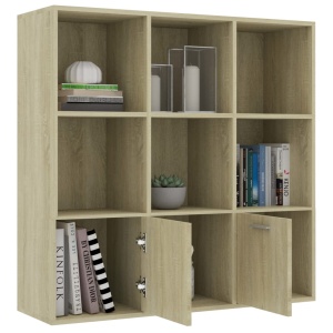 Bibliotecă, stejar Sonoma, 98 x 30 x 98 cm, PAL - Img 8