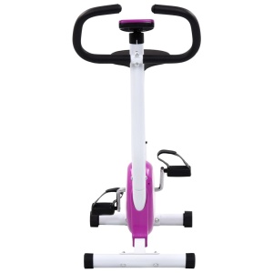 Bicicletă fitness cu curea de rezistență, mov - Img 4
