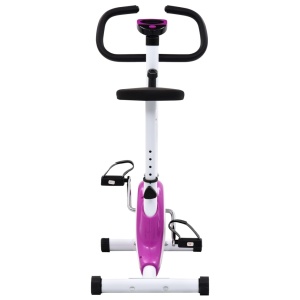 Bicicletă fitness cu curea de rezistență, mov - Img 8