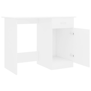 Birou, alb, 100 x 50 x 76 cm, PAL - Img 5