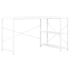 Birou de calculator, alb, 120 x 72 x 70 cm - Img 2
