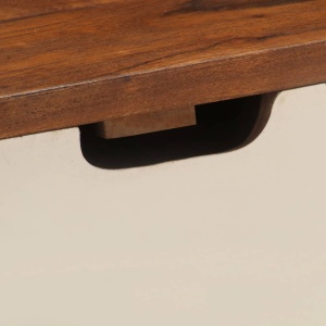 Birou de scris, 110x50x90 cm, lemn masiv de acacia - Img 2