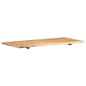 Blat lavoar de baie, 120 x 55 x 2,5 cm, lemn masiv de acacia - Img 5