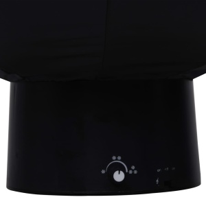 Brad de Crăciun cu ninsoare și bază umbrelă, negru, 75 cm, PVC - Img 7