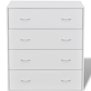 Bufet cu 4 sertare, 60 x 30,5 x 71 cm, alb - Img 4