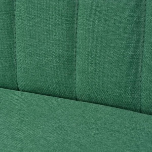 Canapea cu material textil, 117 x 55,5 x 77 cm, verde - Img 2